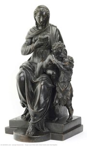Virgin And Child With Infant Saint John The Baptist — ياكوبو سانسوفينو
