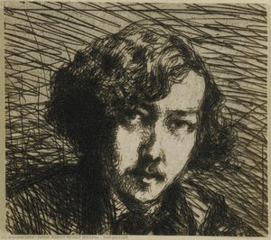 Self-portrait — James Abbott Mcneill Whistler