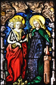 Munster Bessererkapelle Window 12-7 Saints — Peter Hemmel Von Andlau