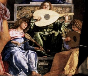 San Giobbe Altarpiece (detail) (12) — Giovanni Bellini