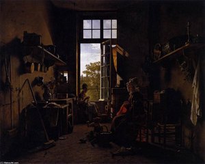 Interior Of A Kitchen — Michel Martin Drolling
