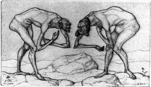 Reunión De Dos Hombres — Paul Klee