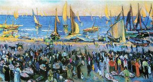La Playa De Vilanova — Joaquim Mir