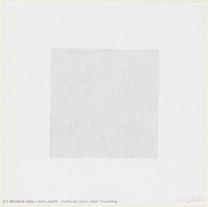 Vertical Lines, Not Touching — Solomon Lewitt