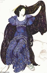Narcisse The Nymph Echo — Léon Bakst
