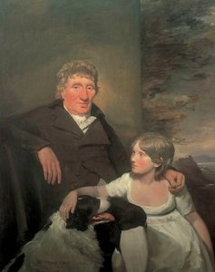 James Morison Of Naughton With His Granddaughter — Sir David Wilkie