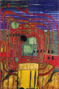 Hommage Au Tachisme — Friedensreich Hundertwasser