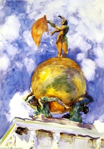 Dogana, Statua Fortuna — John Singer Sargent