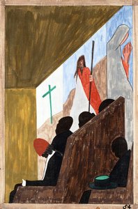 One Of The Main Forms Of Social And Recreational Activities In Which The Migrants Indulged Occurred In The Church — Jacob Lawrence