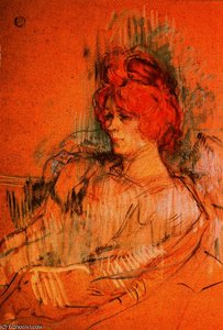 Seated Woman — Henri De Toulouse-lautrec