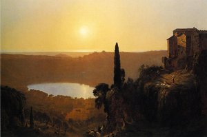 Lake Nemi — Sanford Robinson Gifford