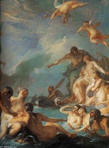 The Rape Of Europa (detail) — Noël Nicolas Coypel