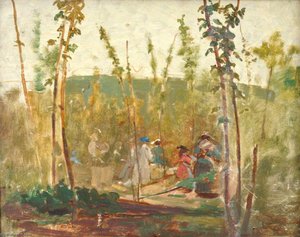 Picnic In A Clearing, Summerhill — Benjamin Haughton