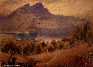 Pilatus From Stanstadt, Switzerland — Albert Goodwin