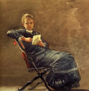 La Jeune Femme Assise — Winslow Homer