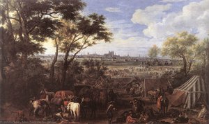 The Army Of Louis Xiv In Front Of Tournai In 1667 — Adam Frans Van Der Meulen