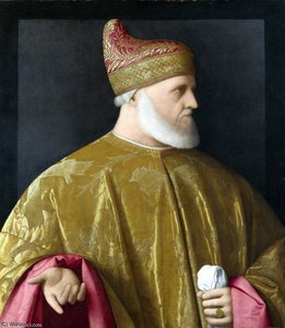 Portrait Of The Doge, Andrea Gritti — Vincenzo Catena
