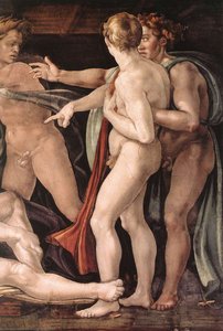 Die Trunkenheit Noahs (detail) — Michelangelo Buonarroti