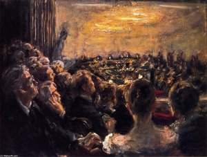 Concert In The Opera House — Max Liebermann