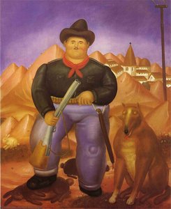 Le Chasseur — Fernando Botero
