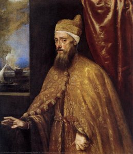 Retrato Del Dogo Francesco Venier — Titian Ramsay Peale Ii