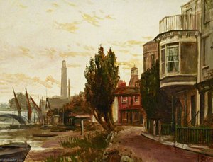 Strand On The Green, Looking At The Third Kew Bridge — James Isaiah Lewis