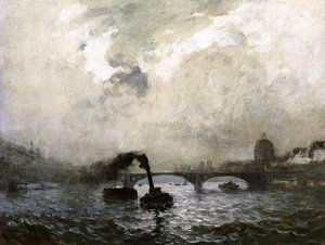 The Pont Des Arts And The Institute De France — Frank Myers Boggs