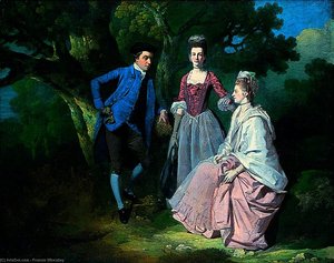 Edward And Priscilla Wakefield With Mrs Wakefield's Sister, Catherine Bell — फ्रांसिस व्हीटली
