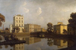 The Regent's Park Canal, Paddington — Algernon Cecil Newton