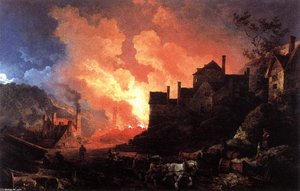 Coalbrookdale By Night — Philip James De Loutherbourg