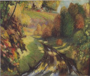Autumn Scene — Aksel Waldemar Johannessen