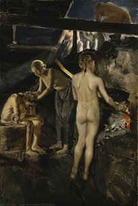 In The Sauna — Akseli Gallen-kallela