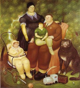 Scene De Famille — Fernando Botero
