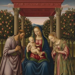 Eternal Devotion In The Sacred Orchard: A Renaissance Monolith — Marc Duvallier