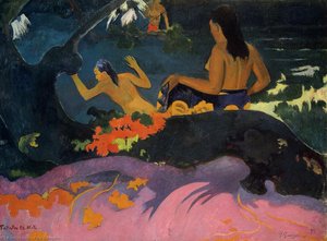 Fatata Te Miti (also Known As By The Sea) — Eugène Henri Paul Gauguin