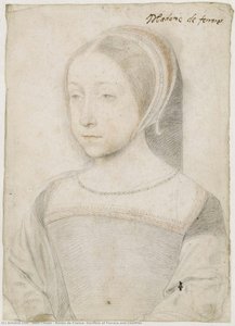 Renée De France, Duchess Of Ferrara And Chartres — Jean Clouet
