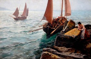 Trawling — Charles Napier Hemy