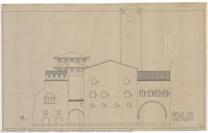 Prospectus Of Restauration On The Street Giustiziati — Aldo Andreani