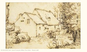Water Mill — Jean François Millet The Elder