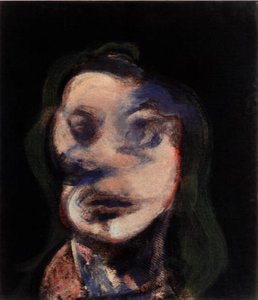 Study For A Portrait [looking Right], — Francis Bacon