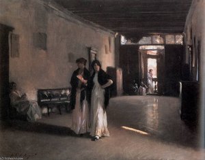 Venetian Interior — John Singer Sargent
