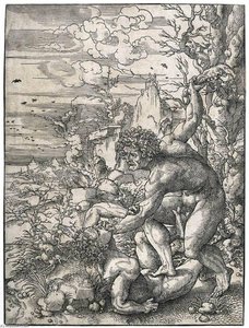 Cain Killing Abel — Jan Gossart
