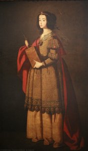 Santa Engracia — Francisco De Zurbarán