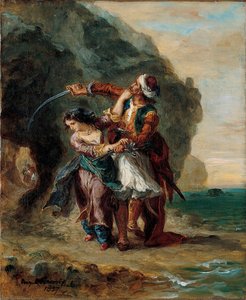 Selim And Zuleika — Eugène Delacroix