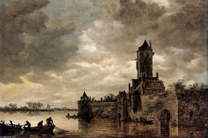 Castle By A River — Jan Josephszoon Van Goyen