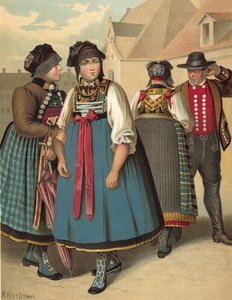 German Costume Bayern Dachau — Albert Kretschmer