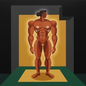 The Primordial Silhouette In Ochre And Shadow — Marc Duvallier