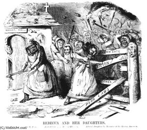 Rebecca And Her Daughters — John Leech