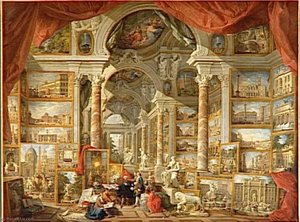 Galerie De Vues De La Rome Moderne — 조반니 파올로 판니니