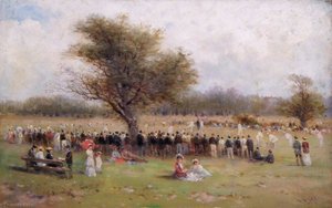 The Cricket Match, Gospel Oak Fields — Robert Finlay Mcintyre
